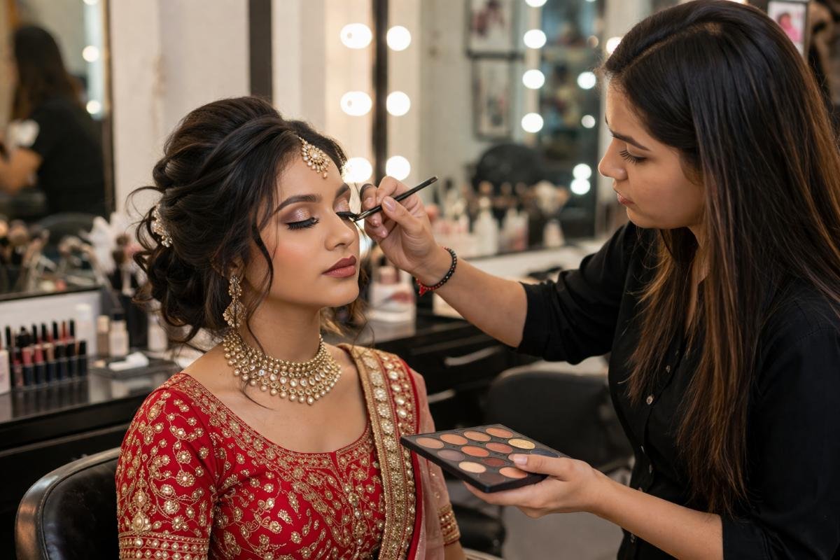 Bridal makeup